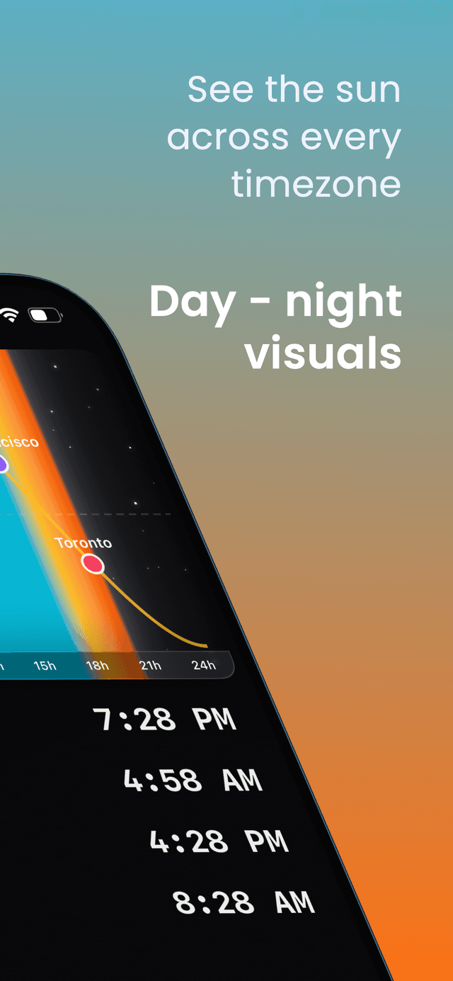 Day and night visuals